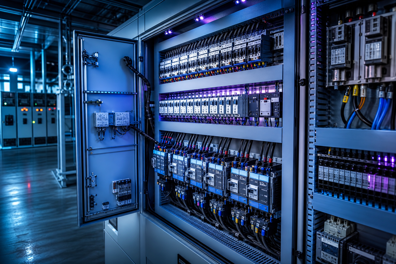 Industrial electrical control panel